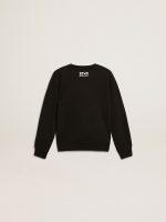 Boys' black sweatshirt with white maxi star on the front - Image 2