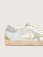 Women's Super-Star with gray star and silver glitter heel tab - Image 4