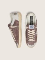 Men's Super-Star LTD in lavender suede with silver star - Image 4