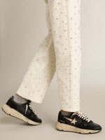 Women's Running Sole in black nappa and suede - Image 3