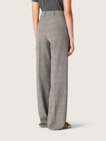 Women's oversized pants in gray Prince of Wales check - Image 6