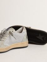 Ball Star Junior in glitter with ice-gray suede inserts - Image 3
