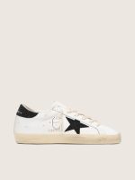 Women's Super-Star with a black Swarovski crystal star and heel tab