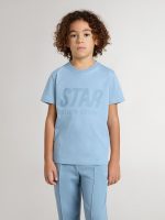 Boys' light blue T-shirt with print - Image 2