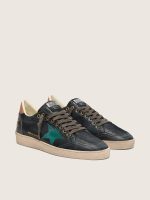 Men's Ball Star LTD in black leather with green embroidered star - Image 2