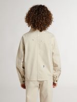 Kids' beige jacket with multicolor splashes - Image 4