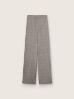 Women's oversized pants in gray Prince of Wales check - Image 2