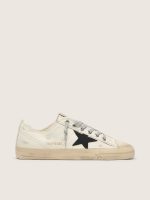 V-Star in nappa leather with black nubuck leather star