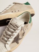 Men's Super-Star in light silver mesh with gray star - Image 4