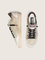 Men's Ball Star LTD in cream leather with snake-print star - Image 3