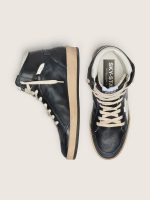Women's Sky-Star in black nappa with white star - Image 4