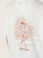 Women's T-shirt with print on the back - Image 4