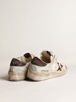 Men's Stardan in nappa and pony skin with brown suede star - Image 4