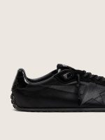 Women's Marathon Speed in black satin with black star - Image 5