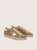 Men's Super-Star in tobacco suede with white leather star - Image 2