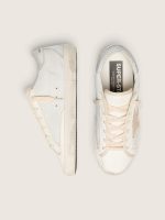 Women's Super-Star with Swarovski crystals and smoke gray leather star - Image 3