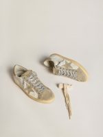 Men's Super-Star in nappa with ice-gray suede star and black embroidery - Image 2