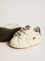 Baby School in nappa leather with musical print and white suede star - Image 3