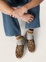 Men's VCE Penstar in leopard-print pony skin with black leather heel tab - Image 3