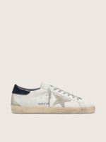 Men's Super-Star with suede star and blue heel tab