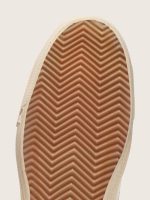 V-Star in beige nappa leather with old-rose suede star - Image 5