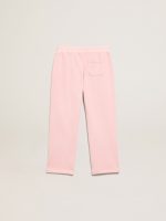 Pink joggers with glitter star on the front - Image 2