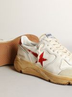 Men's Running Sole with leather star and heel tab with red print - Image 3
