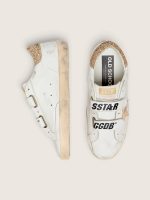 Women's Old School with gold star in laminated leather - Image 4