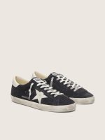Men's Super-Star in dark blue suede with white star - Image 2
