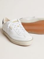 Women's Soul Star in white leather with black leather heel tab - Image 3