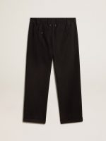 Men's black cotton chinos - Image 6