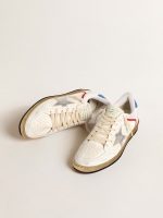 Ball Star in nappa and mesh with silver metallic leather star - Image 2