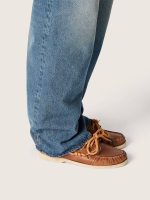 Women's Cruise loafer in tobacco-colored leather - Image 3