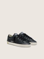 Junior Super-Star in black leather with black glitter star - Image 2
