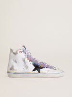Women's Francy Penstar LAB with black leather star and multicolor studs