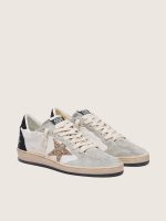 Women's Ball Star in nappa and suede with glitter star and black heel tab - Image 2