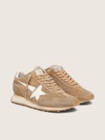 Women's Marathon in tobacco suede with white star - Image 2