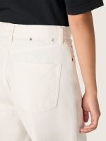 Golden women's boyfriend jeans in optical white bull denim - Image 4