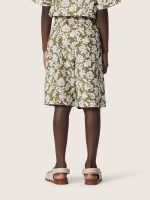 Journey boys' cotton canvas shorts with green and white floral print - Image 6