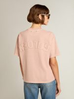 Powder-pink T-shirt with reverse logo on the back - Jersey Capsule - Image 4
