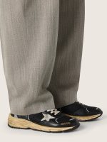 Men's Dad-Star in black and silver mesh and nappa with ice-gray star - Image 3