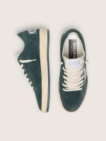 Women's Ball Star in green suede with silver glitter star - Image 3
