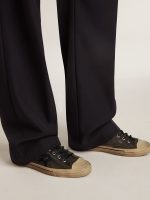 Men's V-Star in black suede with black leather star - Image 3