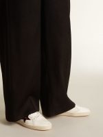 Ball Star with burgundy croc-print leather star and gold heel tab - Image 3
