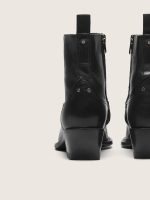 Men's low Debbie boots in black leather - Image 6