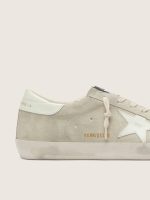 Men's Super-Star in light gray suede with white leather star - Image 5