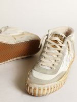 Men's Mid Star with ice-gray suede inserts and white star - Image 3