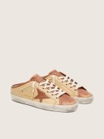 Women's Super-Star Sabots in raffia with brick-red star - Image 2