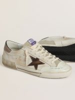 Men's Super-Star LTD in suede with brown leather star and metallic leather heel tab - Image 3