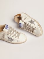 Women's Super-Star with shearling lining and silver glitter star - Image 2